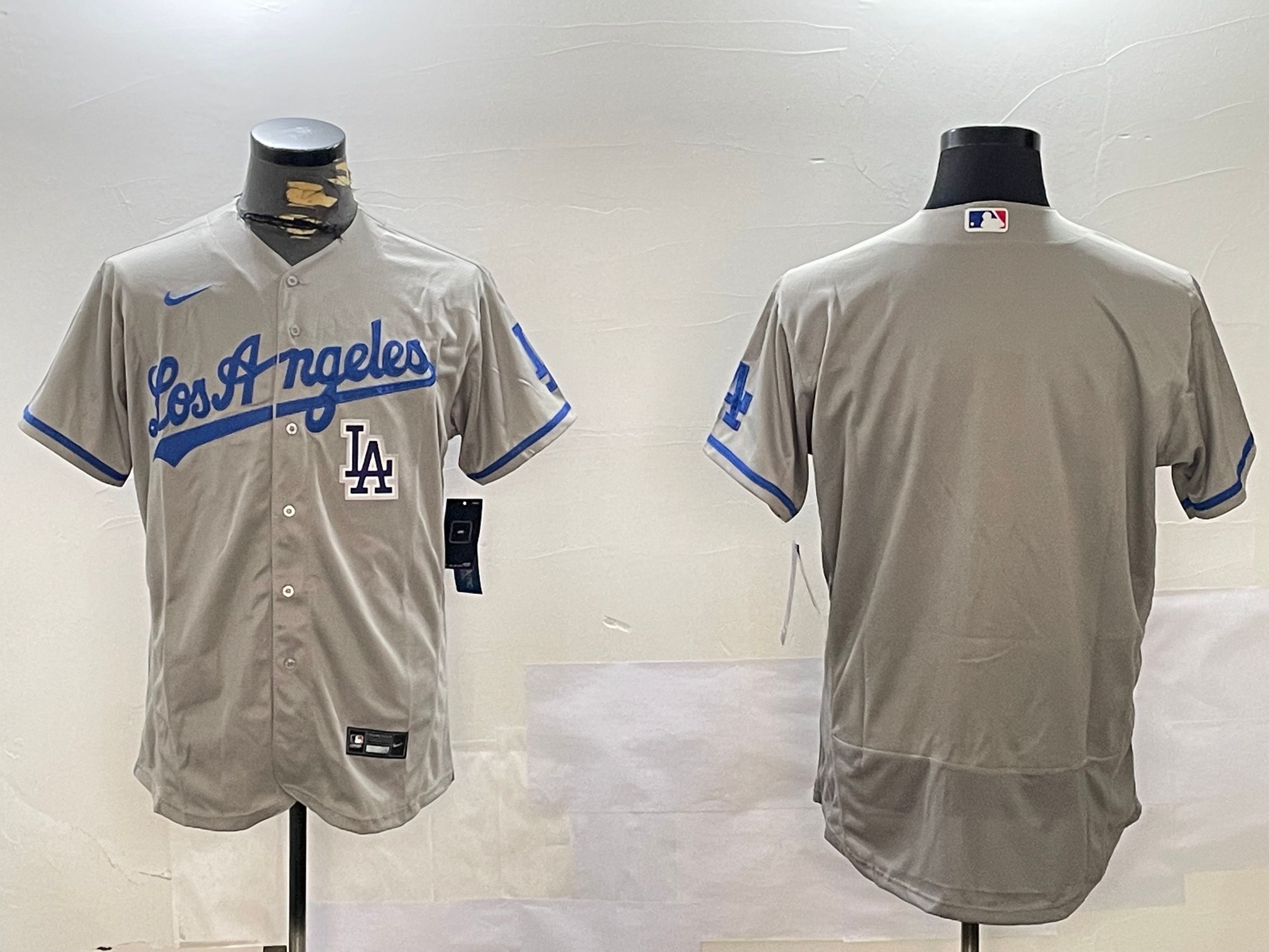 Men Los Angeles Dodgers Blank Grey Elite 2024 Nike MLB Jersey style 12161->los angeles dodgers->MLB Jersey